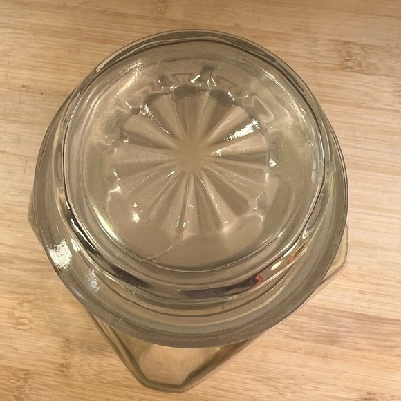 Vintage Mid Century Clear Wheaton 9”Glass Apothecary Jar with Pedestal Base - Picture 3 of 5